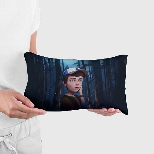 Диппер в лесу Прямоугольная подушка — фото 1