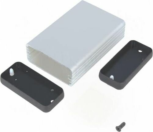 Корпус HAMMOND 1455C802 с панелью 1455 Х 54мм Y 80мм Z 23мм алюминий серый 1 шт