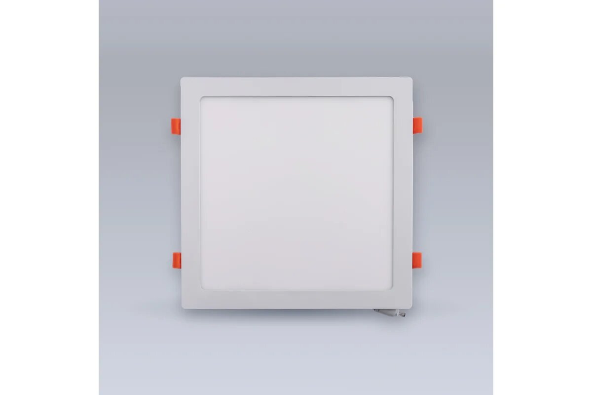 ELEGANZ металл белый Квадрат 24W нейтральная 4500К Светодиодная встраиваемая панель 220V, 1шт 1444