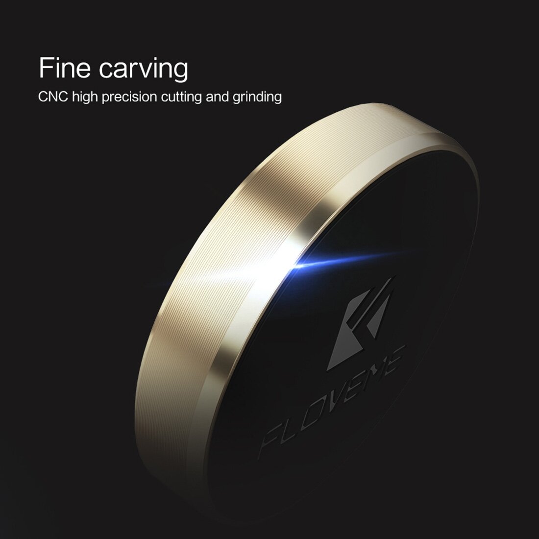 Прочие Аксессуары В Авто Xiaomi FLOVEME Универсальное мини-крепление для телефона в машину, алюминиевая палка на плоском магнитном держателе ключей, для iPhone 7/6/6s Plus/6/6s/5S/5/SE и других устройств Android, Xiaomi, Samsung и небольших устройств