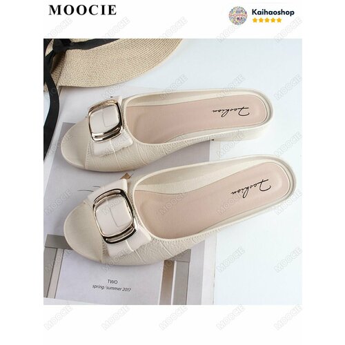 фото Шлёпанцы moocie, размер длина стопы 25 см, желтый