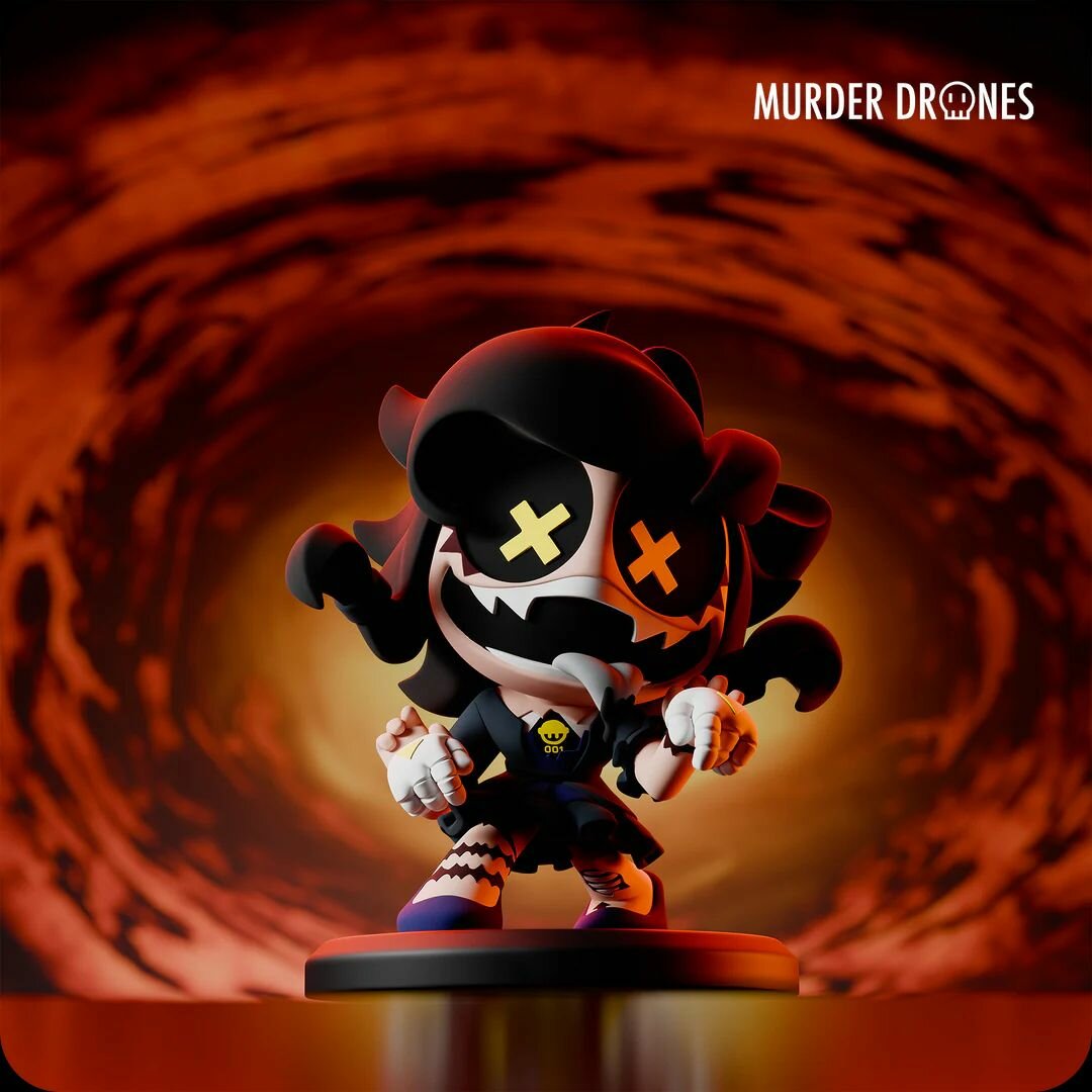 Murder Drones, небольшие скульптуры, игровые коллекционные фигурки IP.(Animatez)