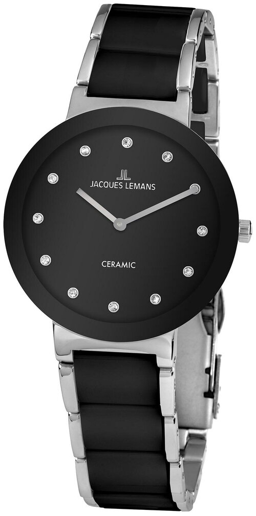 Наручные часы JACQUES LEMANS High Tech Ceramic, мультиколор, серебряный