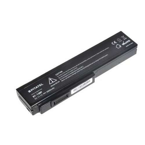 Аккумуляторная батарея усиленная Pitatel Premium для ноутбука Asus G60 (6800mAh)
