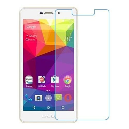 BLU Life XL защитный экран из нано стекла 9H одна штука blu energy xl защитный экран из нано стекла 9h одна штука