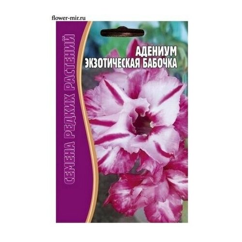 Семена Адениума Экзотическая бабочка (3 сем.) семена цветов адениум роза пустыни микс 3 упаковки 2 подарка от продавца