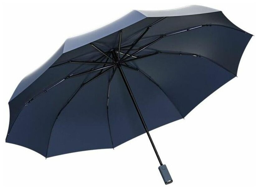 Zuodu Зонт Zuodu Reverse Folding Umbrella Blue