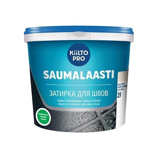 Затирка KIILTO Saumalaasti, 1 кг, светло-бежевый 29 затирка kiilto saumalaasti 1 кг 1 л бежевый 30