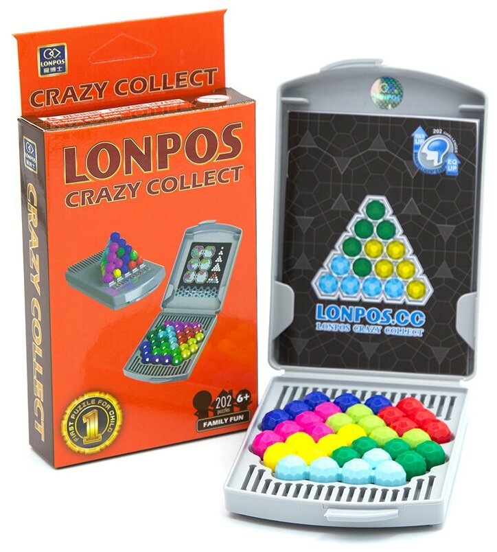 Логическая настольная игра головоломка лонпос , lonpos 3d головоломка, 202 задачи