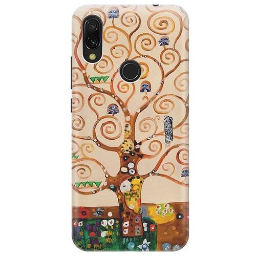 фото Ультратонкий силиконовый чехол-накладка для xiaomi redmi 7 с принтом "климт" gosso