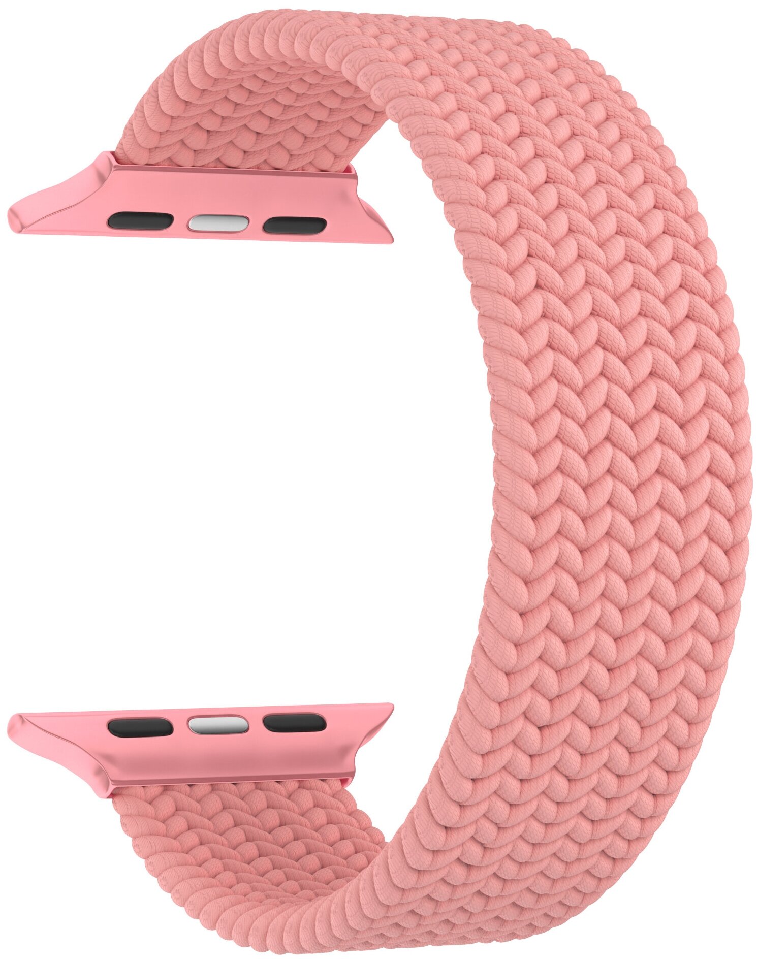 Плетеный нейлоновый ремешок для Apple Watch 42/44/45 mm LYAMBDA STEROPA DSN-11-44-PK Pink