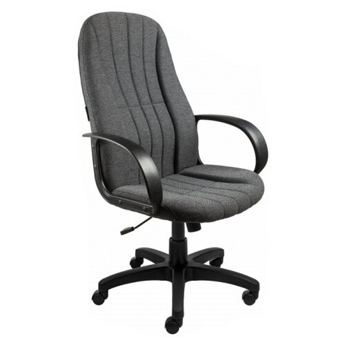 фото Компьютерное кресло алвест av 107 pl офисное, цвет: серый/черная нитка 415