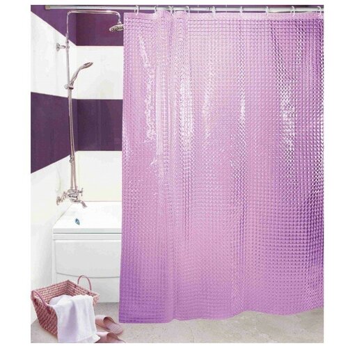Шторы для ванн 180х180 см Фиолетовый