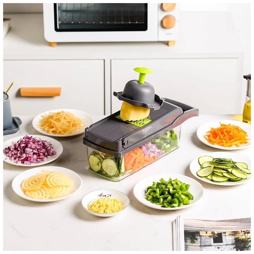 Многофункциональная овощерезка Veggie Slicer 14 в 1