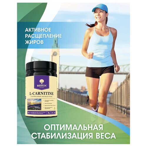 фото L-карнитин biovin, 90 капсул