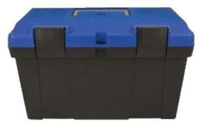 ящик для инструментов JETTOOLS 18'' 445х235х270мм углубленный синий/черный - фото №1