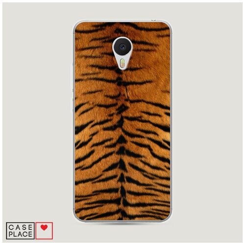 фото Силиконовый чехол "полосы тигра" на meizu m3 / мейзу м3 case place