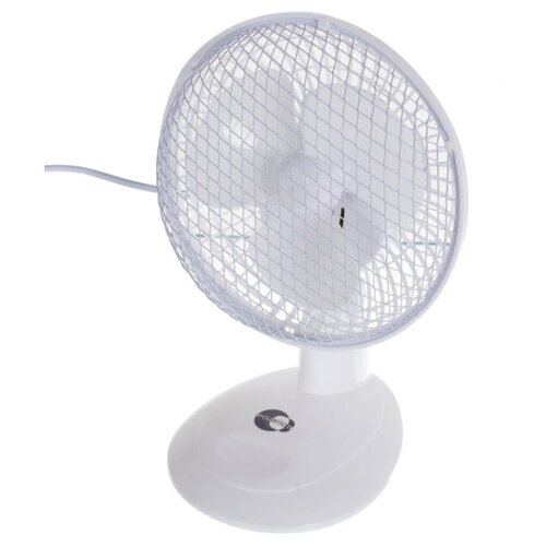 Вентилятор настольный 15 Вт D15 см белый 136900₽
