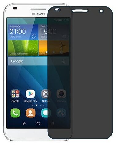 Huawei Ascend G7 защитный экран пленка гидрогель конфиденциальность (силикон) Одна штука
