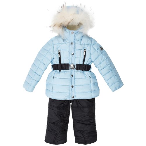 фото Куртка , полукомбинезон borelli 18621 (голубой, девочка, 5 лет / 110 см, 50)