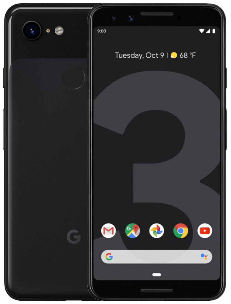  Google Pixel 3 4/64 , 1 nano SIM, Just black