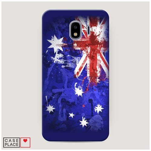 фото Чехол пластиковый samsung galaxy j4 флаг австралии 1 case place