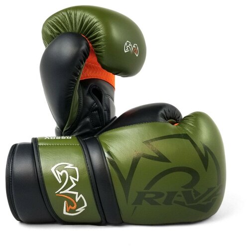 Перчатки боксерские RIVAL RS80V IMPULSE SPARRING GLOVES, 16 унций, зеленые