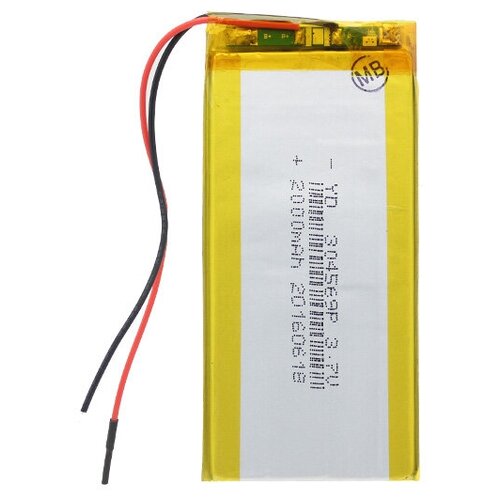 аккумулятор li pol батарея 3555130 3 7v li pol 3000 mah 3 5x55x130 mm Батарея (аккумулятор) для универсальная 304569p (3*45*69 mm) 3,7v Li-Pol 2000 mAh