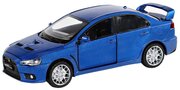 Модель 1:32 Mitsubishi Lancer Evolution, синий 1251330JB Автопанорама