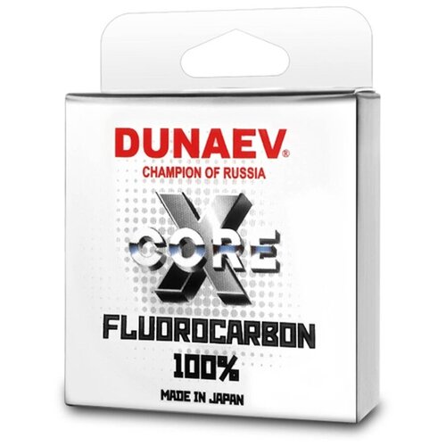 леска зимняя dunaev iceline 30 м 0 16 мм 2 9 кг Леска Dunaev FLUOROCARBON 30 м, 0.260 мм, 6.0 кг