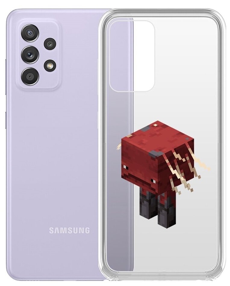 Чехол-накладка Krutoff Clear Case Страйдер для Samsung Galaxy A52 (A525)