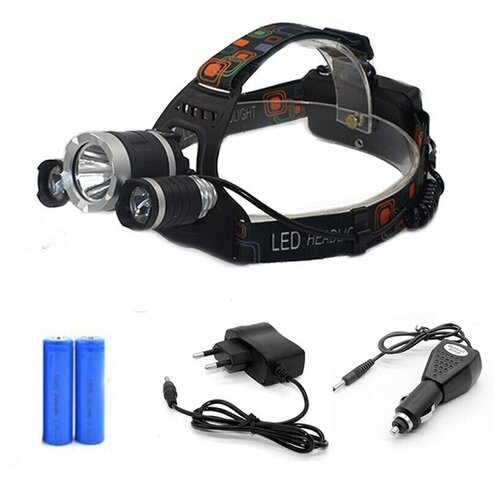 Мощный налобный светодиодный аккумуляторный фонарь High Power Headlamp