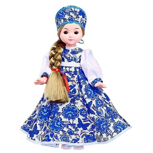 Кукла Мир кукол Василина гжель, 45 см, ЛЕН45-26 микс мир кукол кукла василина 45 см микс