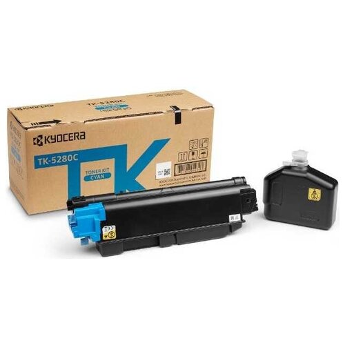 Картридж лазерный Kyocera TK-5280C 1T02TWCNL0 синий (11000стр.) для Kyocera Ecosys P6235cdn/M6235cidn/M6635cidn