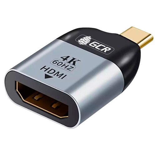 Переходник Type С HDMI GCR 4K 60Hz поддержка USB 3.1 Thunderbolt 3 HDMI 2.0 для телефона телевизора ноутбука ПК кабель ugreen mm142 50570 type c m to hdmi m 4k 60hz black