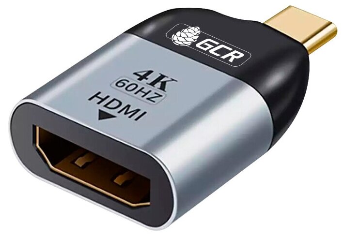 GCR Переходник USB Type C > HDMI 4K 60Hz , M/F, GCR-53389