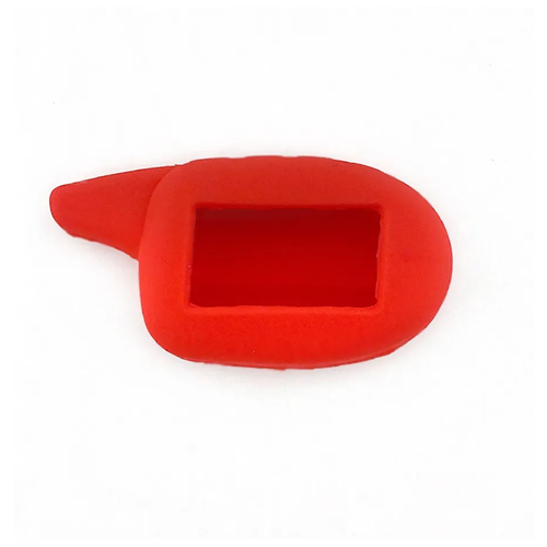 Чехол силиконовый Gcar для брелков Scher-Khan Magicar 7, 8, 9, 10 цвет красный