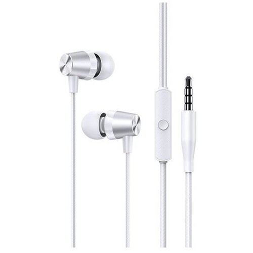 Наушники внутриканальные Usams EP-42 микрофон кнопка ответа кабель 12м цвет белый 59600₽