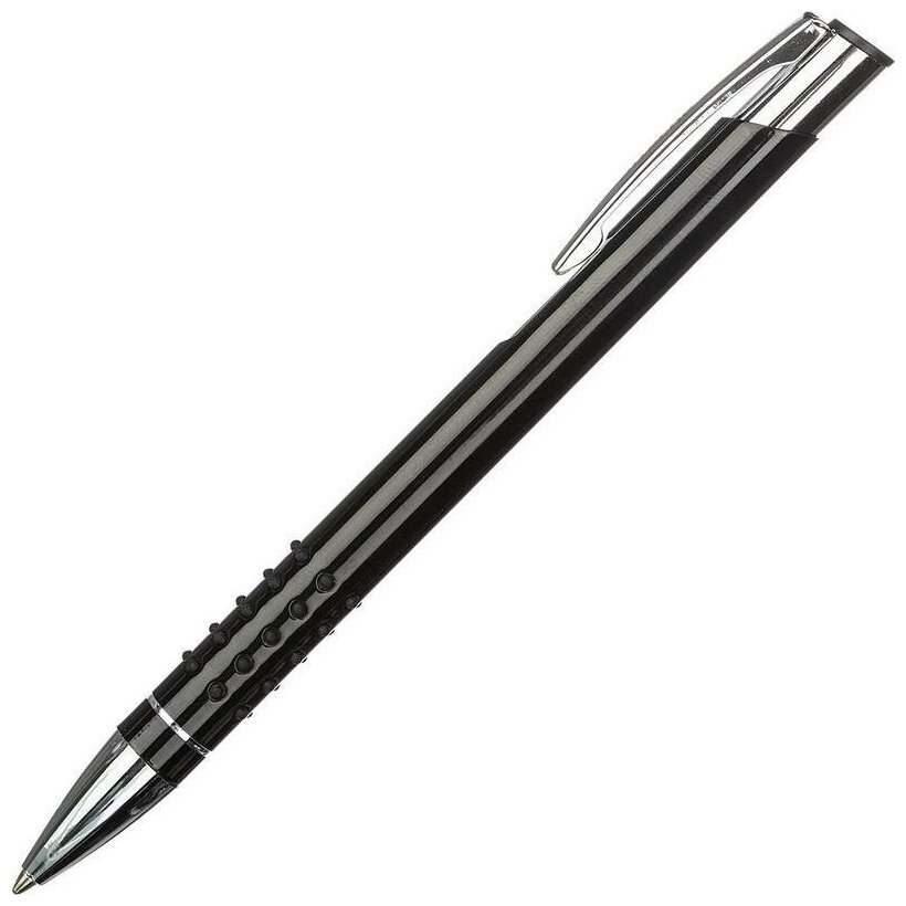 Ручка шариковая автоматическая Attache Selection Black and White (0.5мм, синий цвет чернил) 2шт.