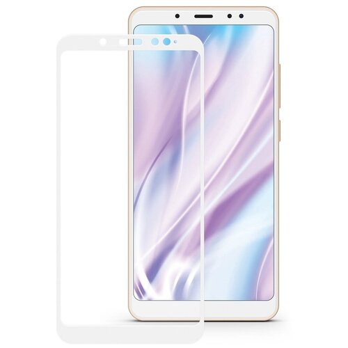 фото Защитное стекло для xiaomi redmi note 5 (белое) чехлы и стекла