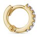 Пирсинг Vesna jewelry, желтое золото, 585 проба, бриллиант, средний вес 0.3 гр.