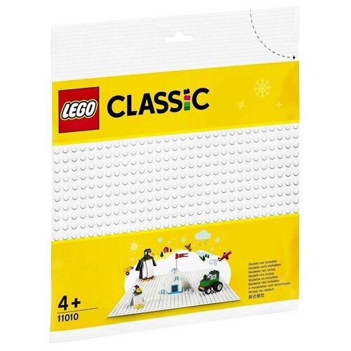 Купить Lego Конструктор «Белая базовая пластина, пластик