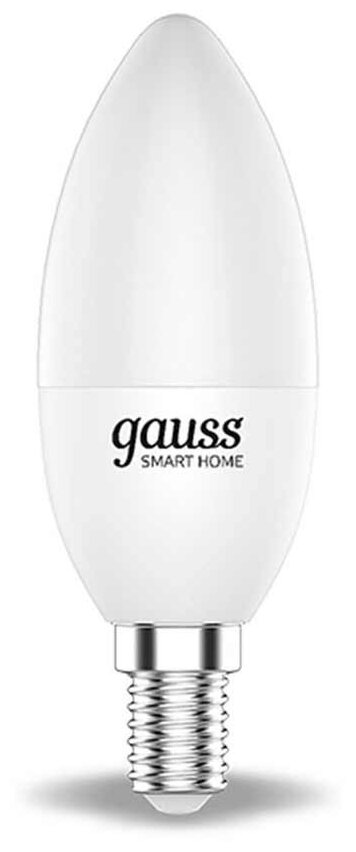 Умная лампа Wi-Fi Gauss Smart Home DIM E14 C37 5 Вт 2700К 1/10/40