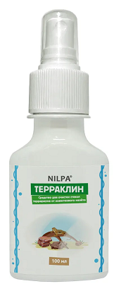 Средство для очистки стёкол террариума от известкового налёта нилпа Терраклин, 100 мл - фотография № 2