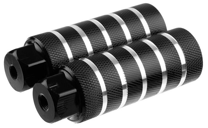 Пеги STG Bike Parts PG05, алюминиевые, внешний диаметр 38мм, черные