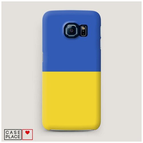 фото Чехол пластиковый samsung galaxy s6 флаг украины 1 case place