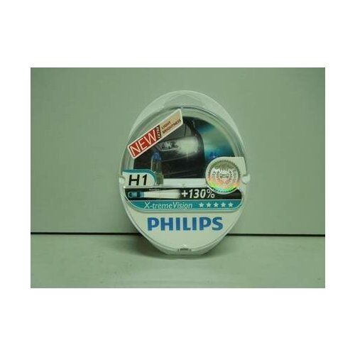 фото Лампа philips h1-12-55 +130% x-treme vision набор 2шт