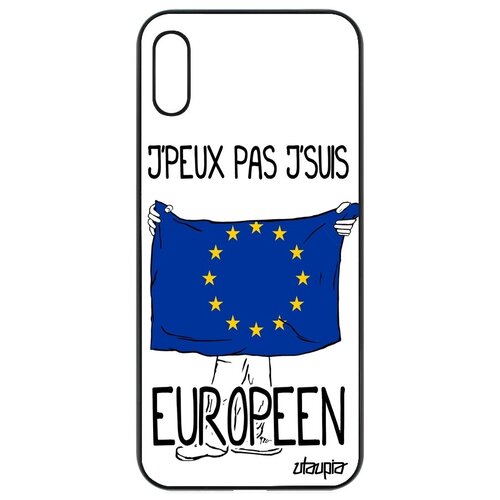 фото Противоударный чехол на телефон // honor 8a // "еду в европу" принт страна, utaupia, белый