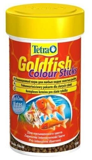TetraGoldfish Colour Sticks корм в палочках для улучшения окраса золотых рыбок 250 мл . - фотография № 19