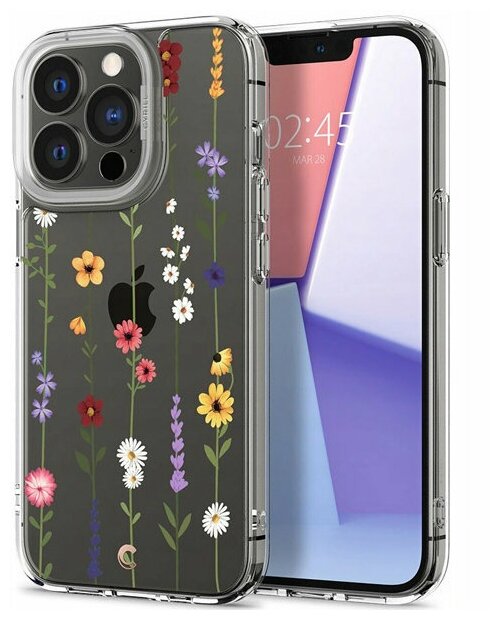 Чехол Spigen Ciel by Cyrill Cecile Collection ACS03577 для iPhone 13 Pro, Flower Garden